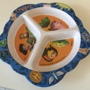 Woody Divided Melamine Dish